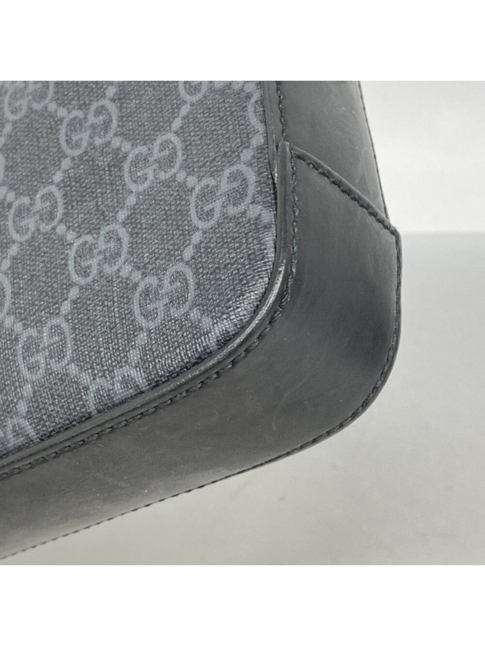 Gucci Clutch GG Supreme Black Silver - Picture 6 of 9
